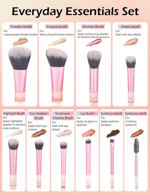 Mini Brush Set - 10Pcs